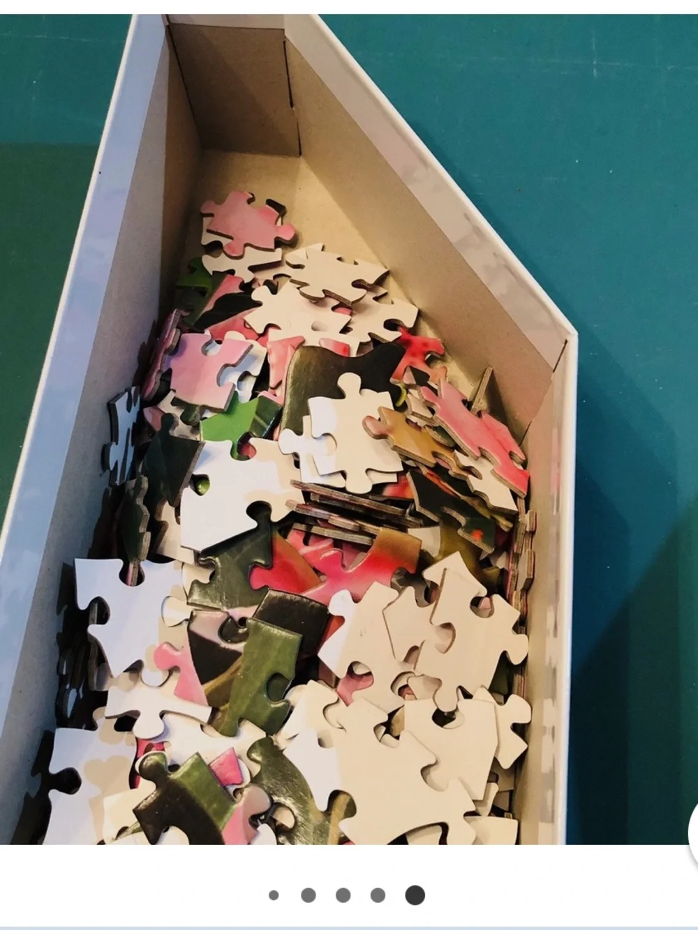 “I AM LILY” Floral Jigsaw Puzzle - Pink & Green | 350 Pieces